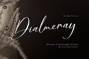 Dialmeray | Elegant Calligraphy Scri, a Script Font by gracetype_studio (Thumbnail 1 of 12)