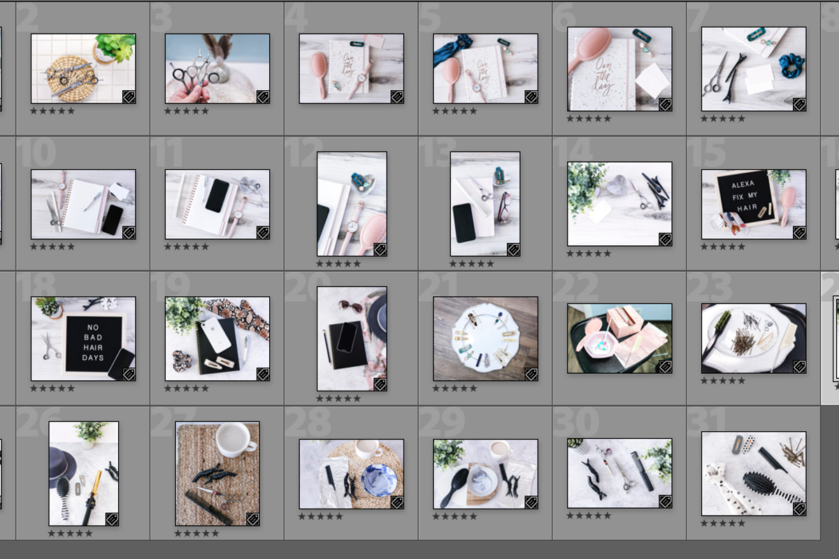 Hairstylist Bundle Stock Photos, a Beauty & Fashion Photo by SunnyTangerine Stock (Photo 7 of 7)