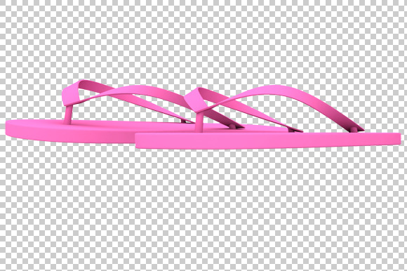 Flip Flop - 3D Render PNG preview 2