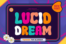 LUCID DREAM – Psychedelic Fun Font