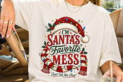 Santas Favorite Mess Christmas PNG, a Seasonal Illustration by Creative Art (Thumbnail 2 of 3)
