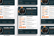 Unique Business Resume CV, a Resume Template by iDoodle Studio (Thumbnail 3 of 4)