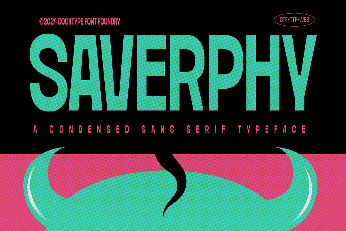 Saverphy, a Sans Serif Font by graphicook (Photo 1 of 10)
