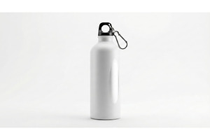 White Logo Water Bottle, a Food Illustration by CREATIVEDEF