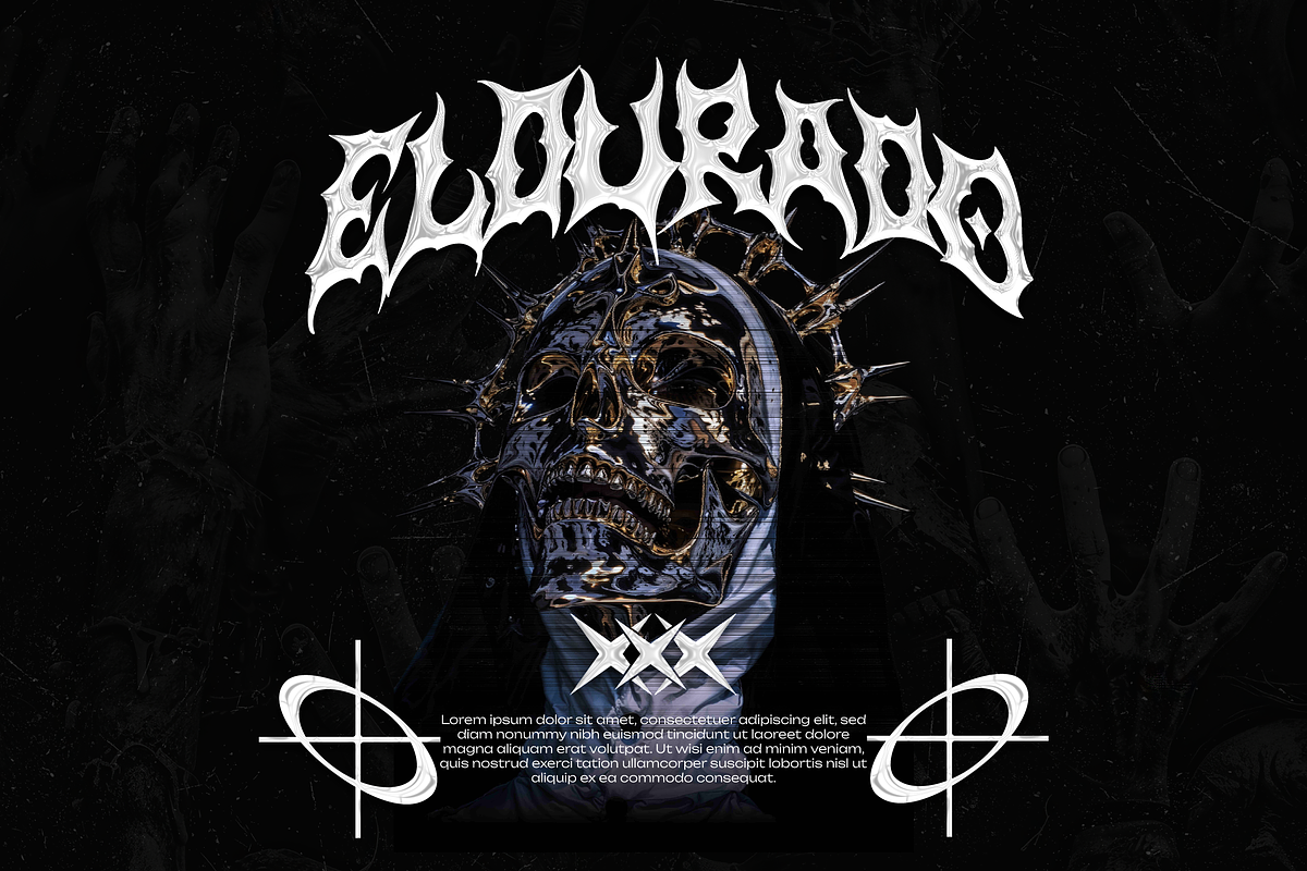 Nightmaw | Black Metal Font, a Blackletter Font by Denustudios (Photo 5 of 11)