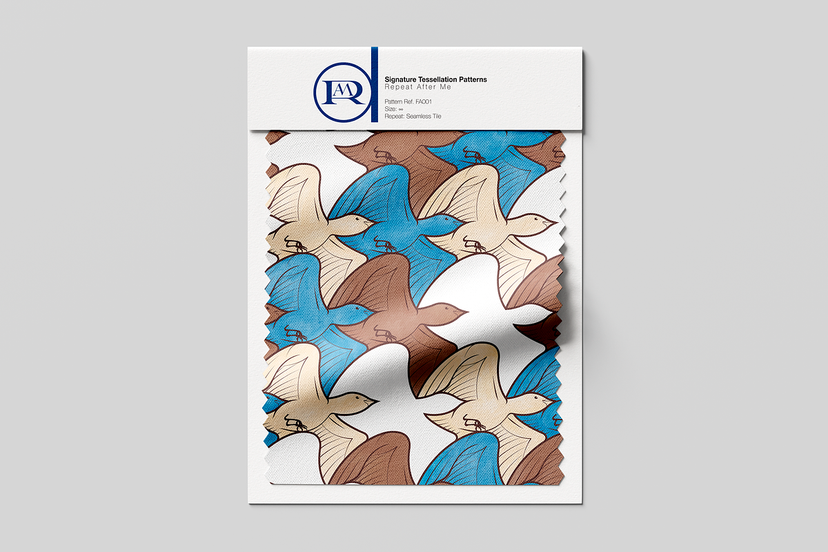 Vector Tessellated Pattern | FA001, a Pattern Graphic by Repeat after me (Photo 2 of 3)