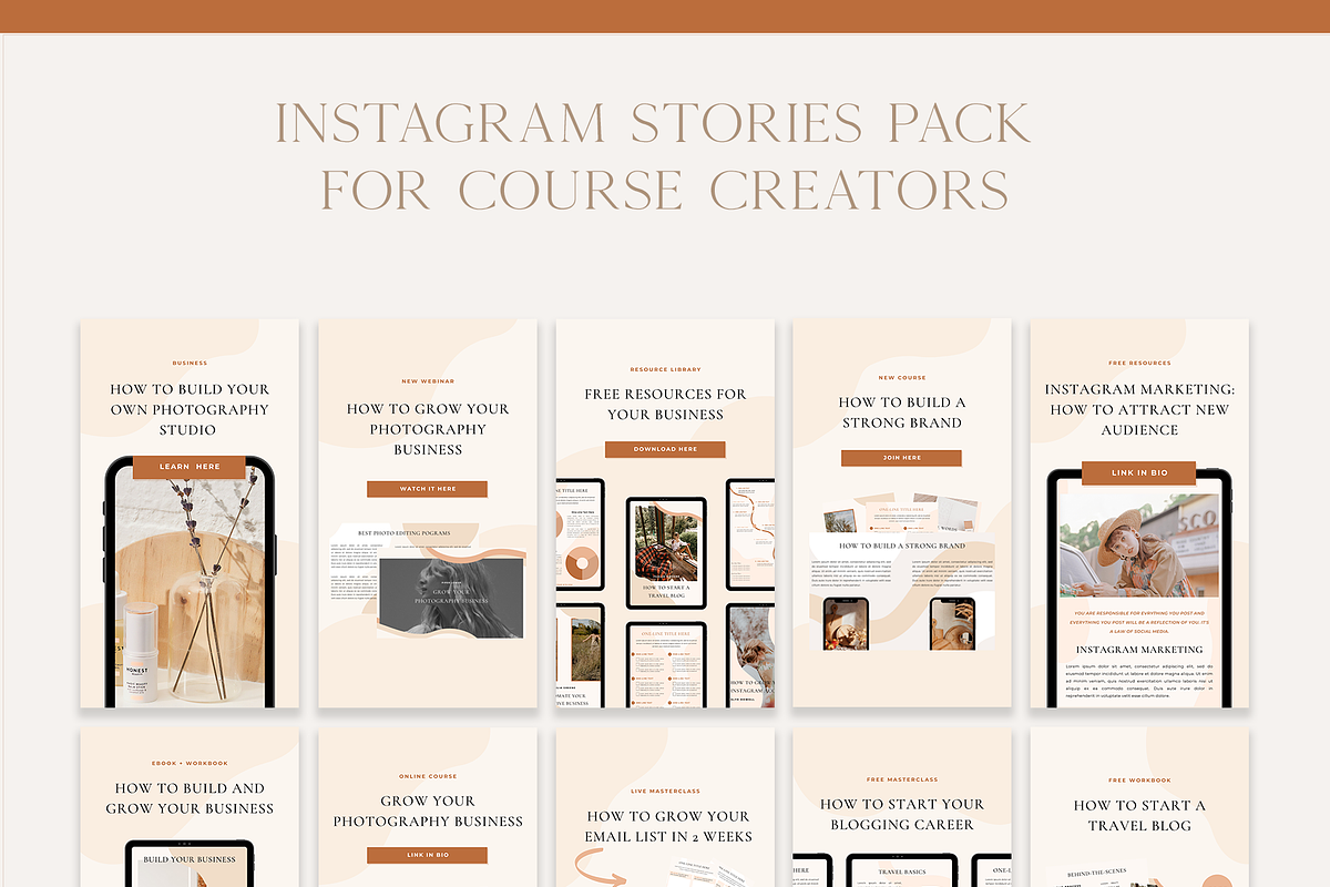 Instagram Marketing Pack | CANVA, a Social Media Template by Ralony (Photo 19 of 19)