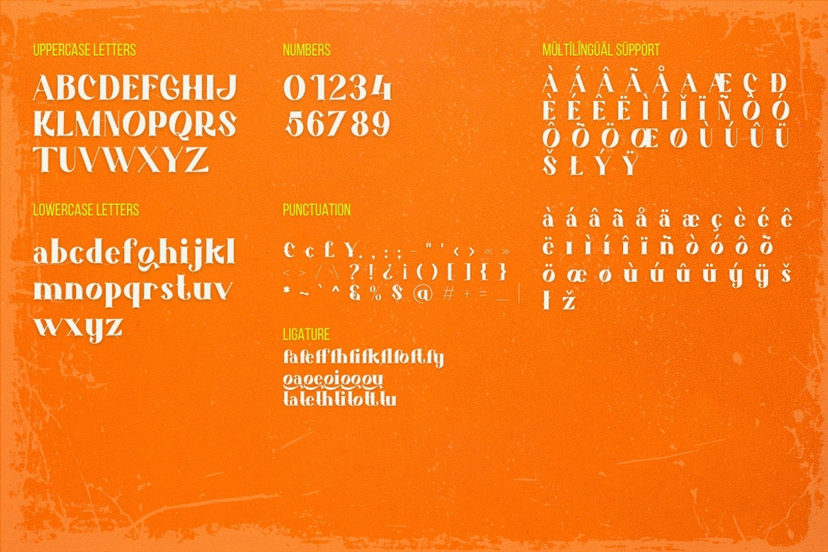 Kuigaf - Serif Display Font, a Serif Font by Dhabee (Photo 2 of 10)