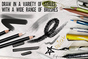 46 Portrait Brushes For Procreate, a Brush Add-On by BrushArchive (Thumbnail 5 of 10)