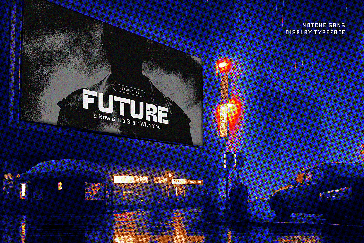 CF Notche - Futuristic Sans, a Sans Serif Font by Indotype Foundry (Photo 8 of 11)