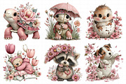 Whimsical Spring Animal Clipart, an Illustration by Daily.Designs (Thumbnail 4 of 8)