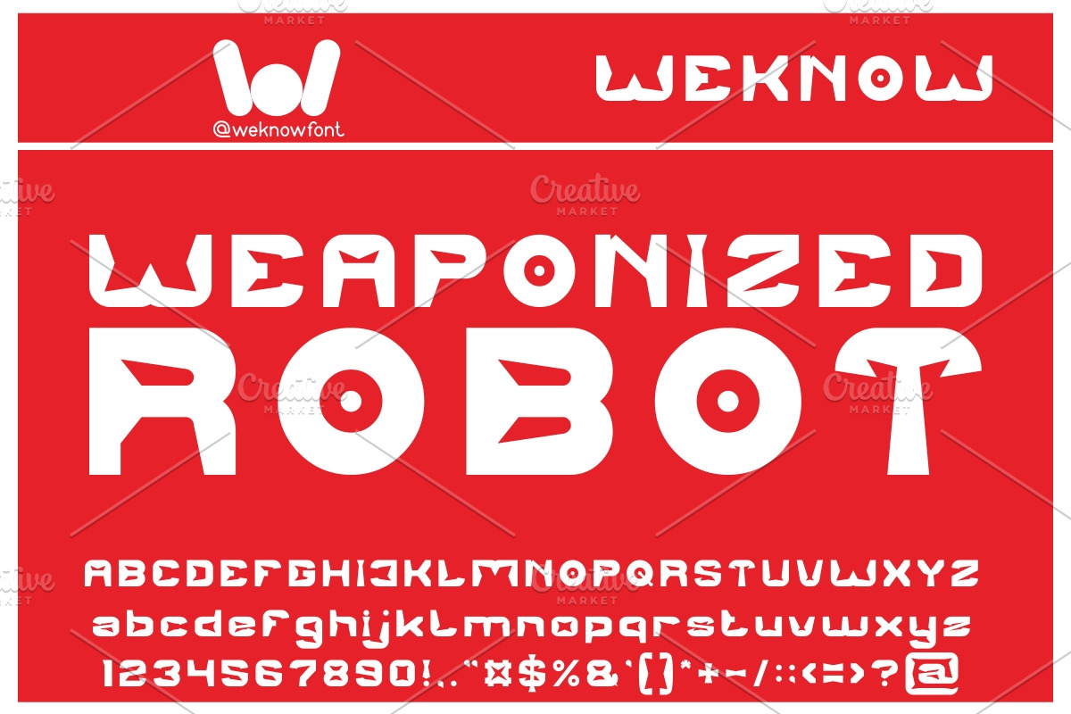 Mission To mars, a Font by weknow (Photo 5 of 5)