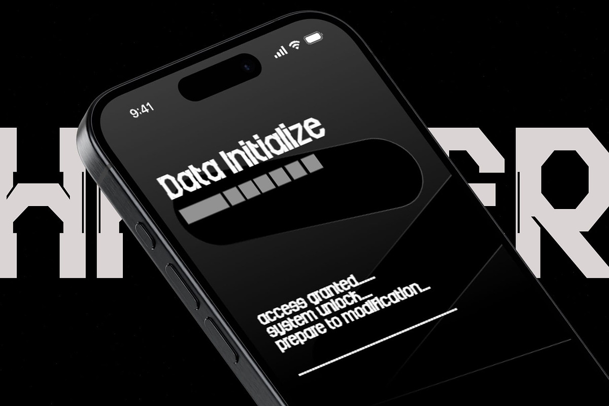 Cybros – Futuristic Typeface, a Sans Serif Font by Craft Supply Co. (Photo 2 of 8)