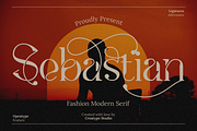 Sebastian Fashion Modern Serif, a Serif Font by Creatype Studio (Thumbnail 1 of 10)
