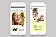 Tropical Fashion Email Template, an Email Template by Edit & Go Templates (Thumbnail 5 of 8)