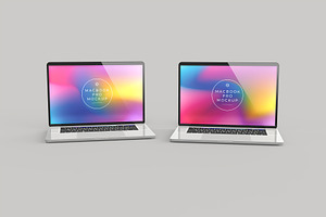 Macbook Pro Mockup - 9 Views