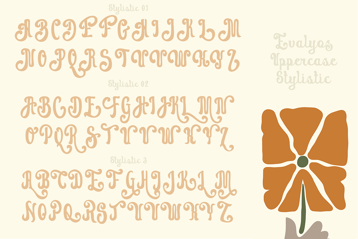 Evalyos Retro Font, a Script Font by madeDeduk (Photo 5 of 8)