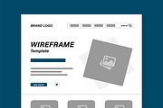 Clean Web Wireframe Template Design, a Wireframe Template by MightyDesign (Thumbnail 2 of 9)