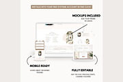 Systeme.io Brown Lead Funnel, a Landing Page Template by Hayley's Digital Hub (Thumbnail 4 of 10)