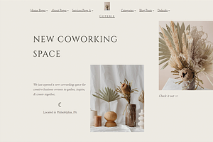 Coterie Theme - WordPress Template