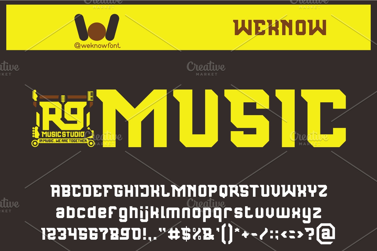 Republic Nine Font, a Font by weknow (Photo 6 of 9)