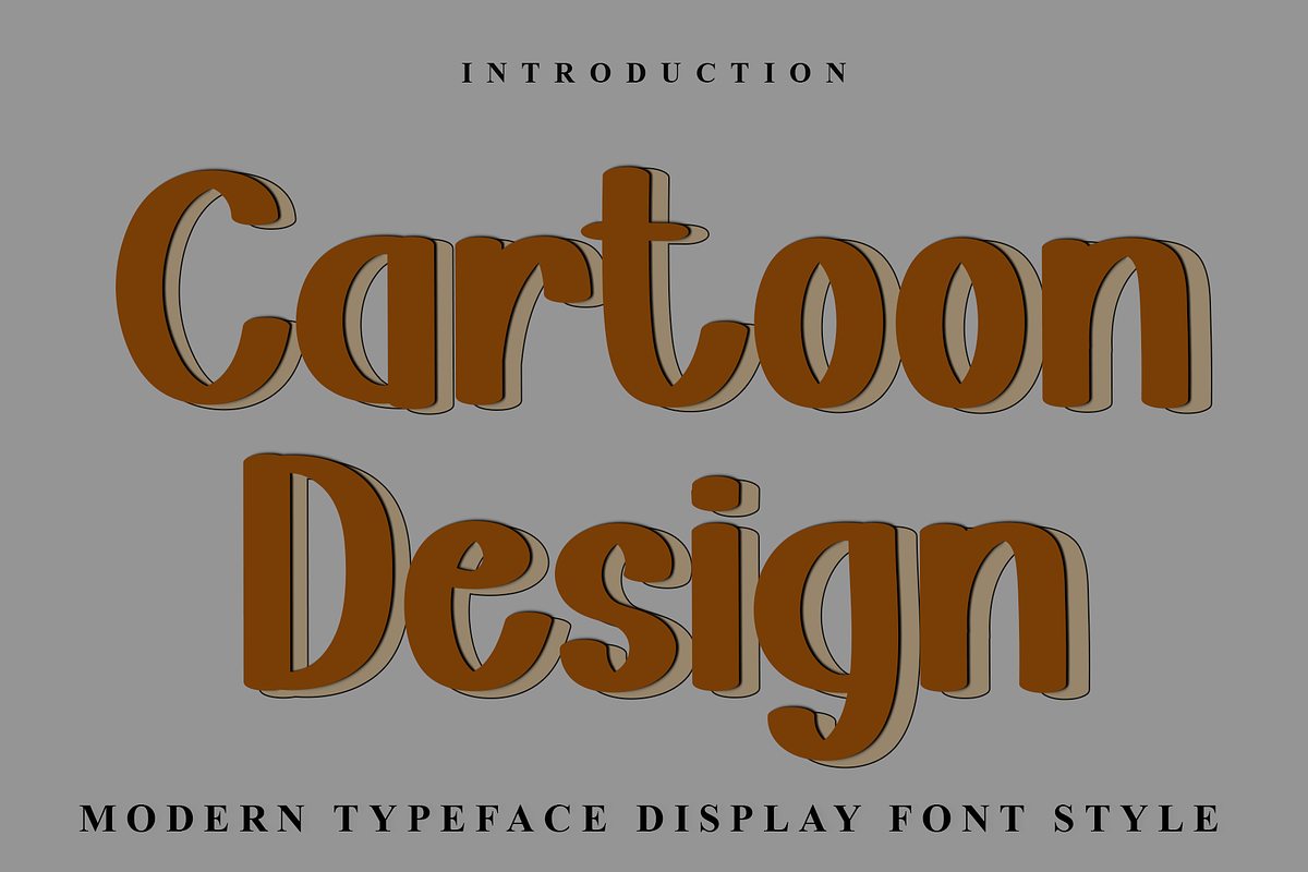Cartoon Design, a Script Font by FreshTypeINK (Photo 1 of 8)