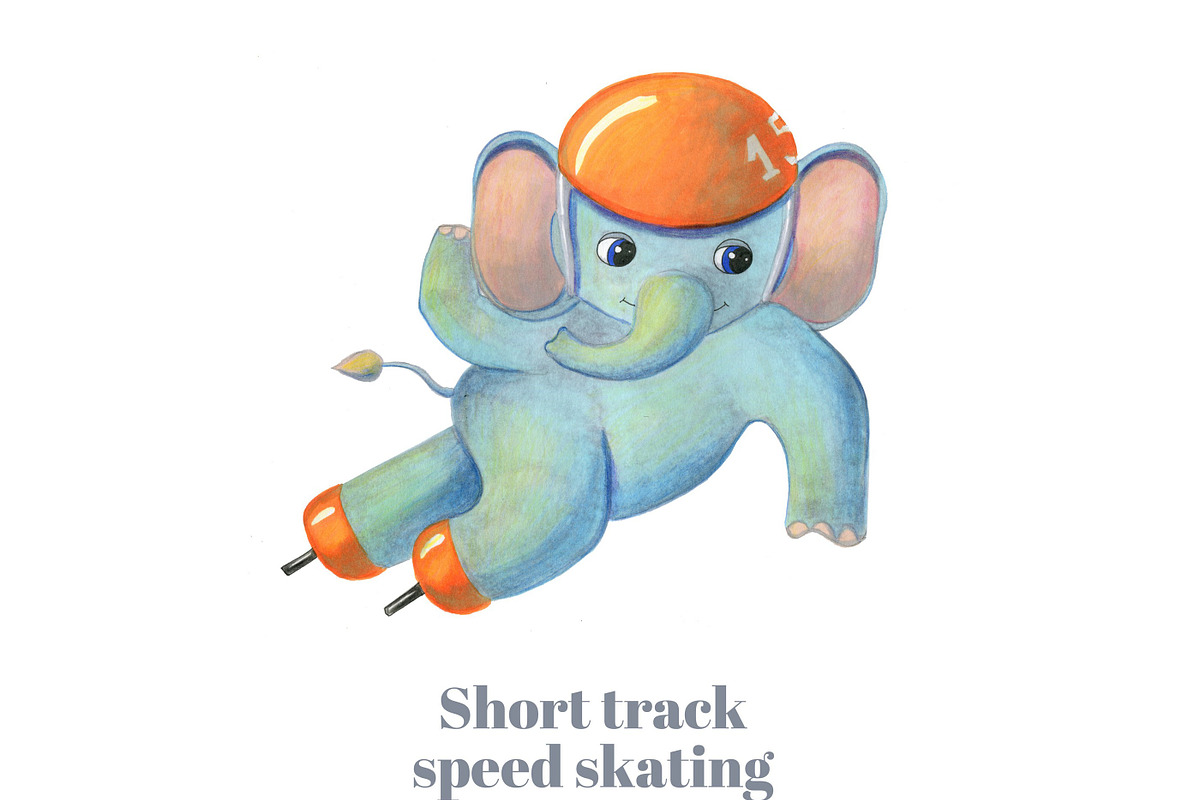 Olympic Games, animal sportsmen, an Animal Illustration by fiolika (Photo 13 of 14)