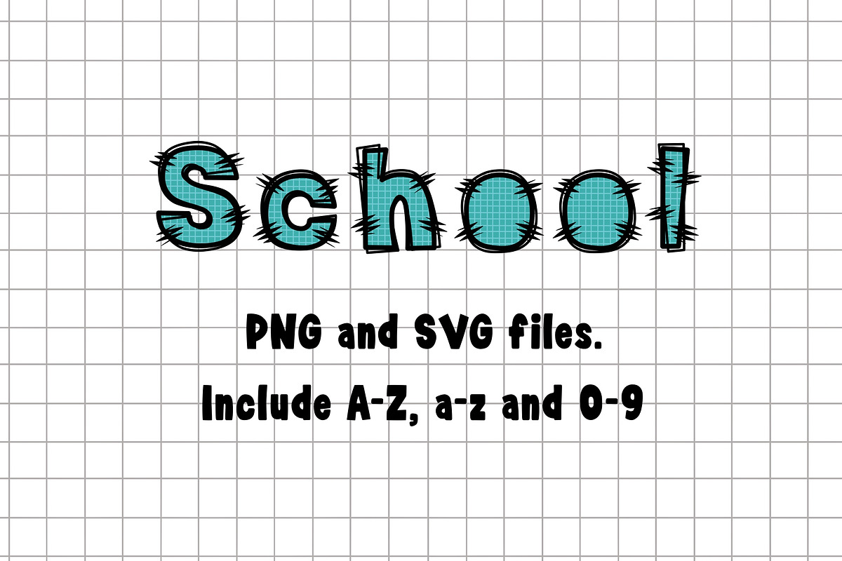Back to School Breath OTF PNG SVG, a Symbol Font by DREAMs Soul G. (Photo 5 of 5)