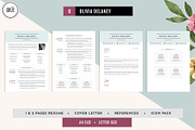 CV Resume Template Bundle Vol 5, a Resume Template by GResume (Thumbnail 7 of 8)