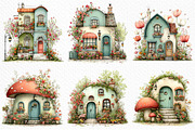 Whimsical Spring House Clipart, an Illustration by Craft Nest (Thumbnail 6 of 11)