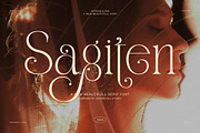 Sagiten Elegant Display Serif Font, a Serif Font by Graphicxell (Thumbnail 1 of 8)