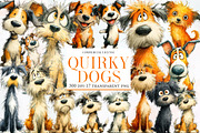 Quirky Dogs Clipart, an Illustration by Designworld (Thumbnail 1 of 5)