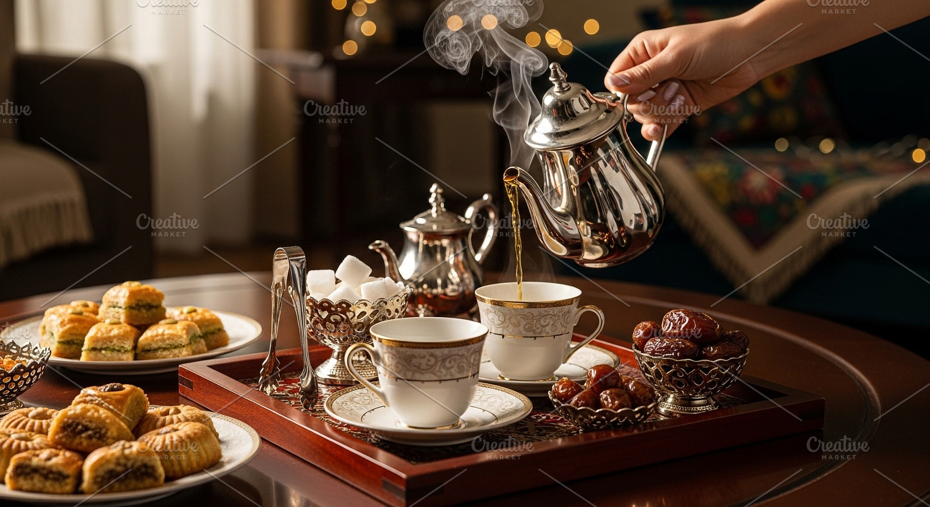 Pouring tea into a cup, a Food & Drink Photo by zahidhossainalif