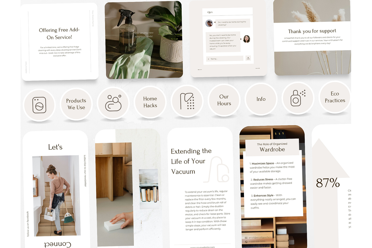 300 Cleaning Social Media BUNDLE, a Social Media Template by PatternLab. (Photo 9 of 10)
