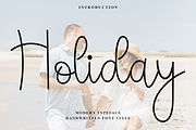 Holiday, a Handwritten Font by InermediaSTUDIO (Thumbnail 1 of 7)