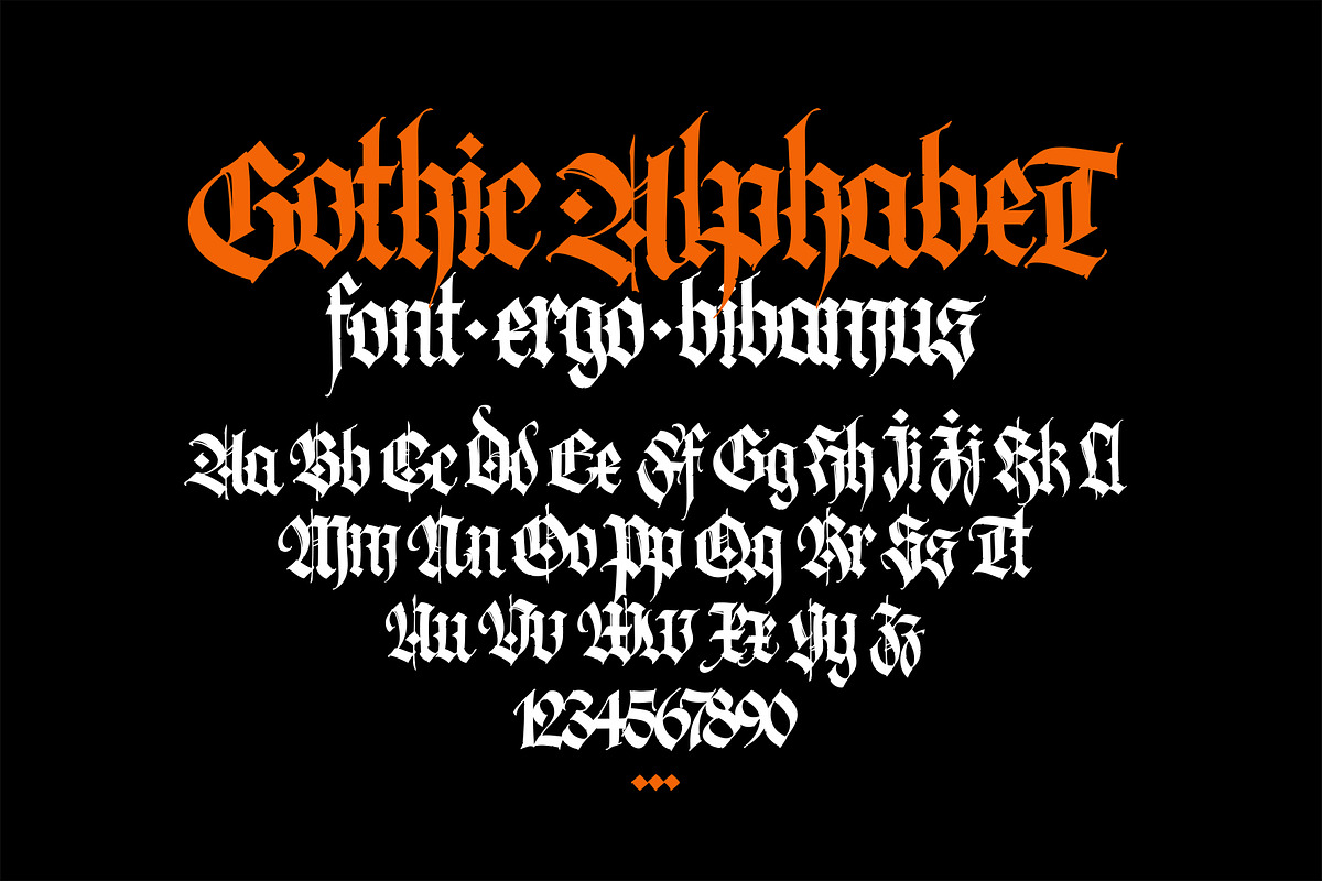 Gothic vector letters, an Object Graphic by GeekClick (Photo 1 of 7)