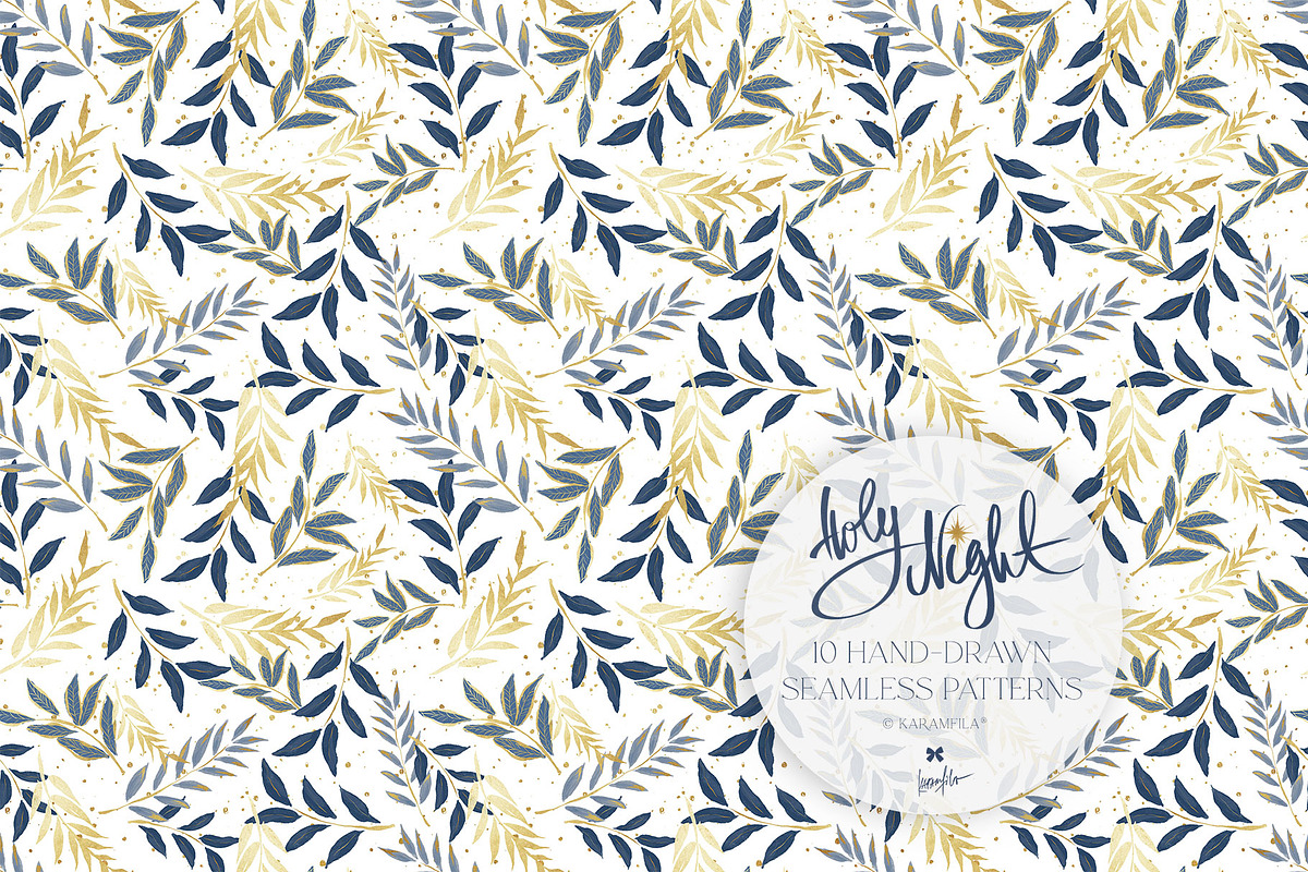 Nativity Christmas Family Patterns, a Pattern Graphic by KaramfilaS (Photo 7 of 14)