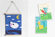 Cute Farm. Prints and patterns set, an Animal Illustration by Oliana Moroz (Thumbnail 16 of 21)