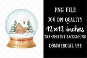 Cozy Winter Watercolor Clipart, an Illustration by Designking (Thumbnail 4 of 5)