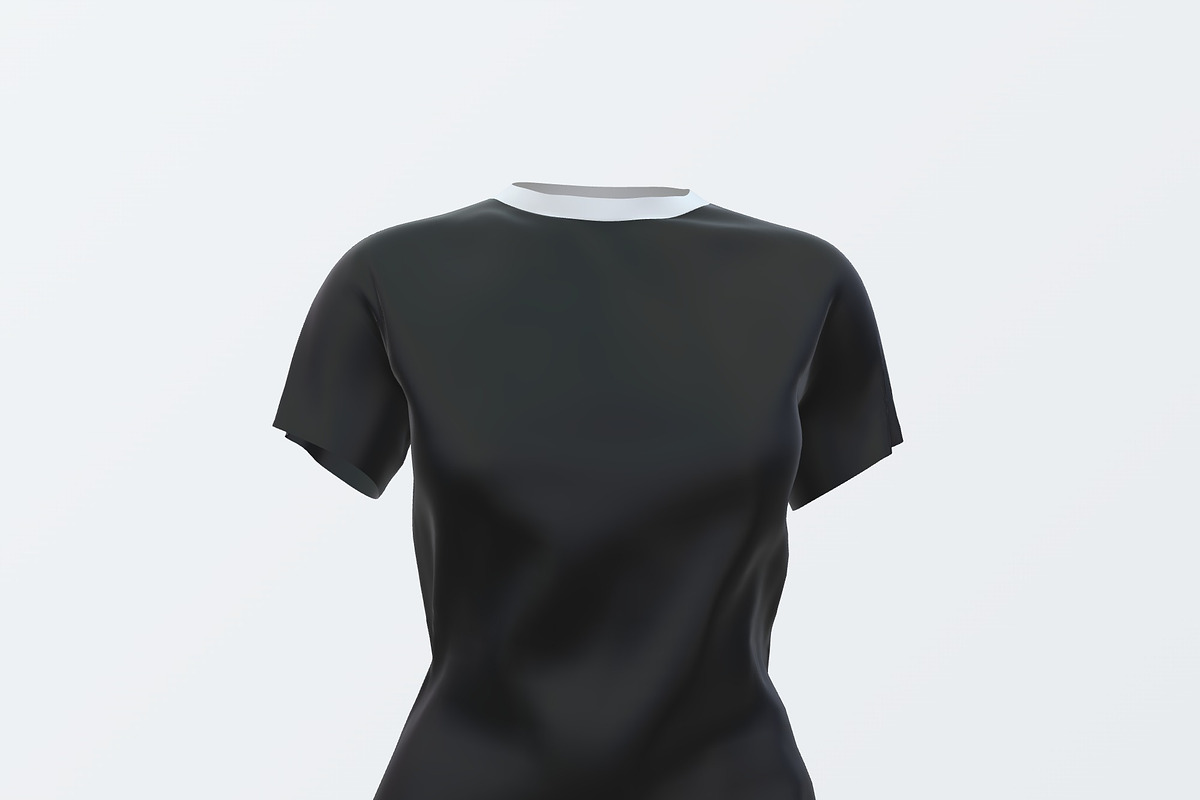 walking tshirt mockup, an Object 3D Model by hdri360 (Photo 3 of 5)