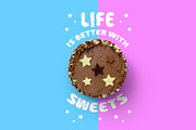 Love At First Bite. Handmade Font, a Sans Serif Font by Cosmic Store (Thumbnail 4 of 8)