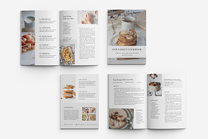 Cookbook Recipe Ebook Template