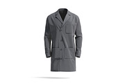 Black Doctors Lab Coat 3D Model, an Object 3D Model by rebrandy (Thumbnail 2 of 9)