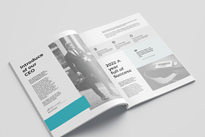 Annual Report Template, Brochure