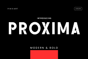 PROXIMA, a Sans Serif Font by Pinisi ART (Thumbnail 1 of 10)