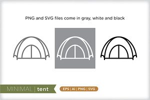 Minimal Tent Icons