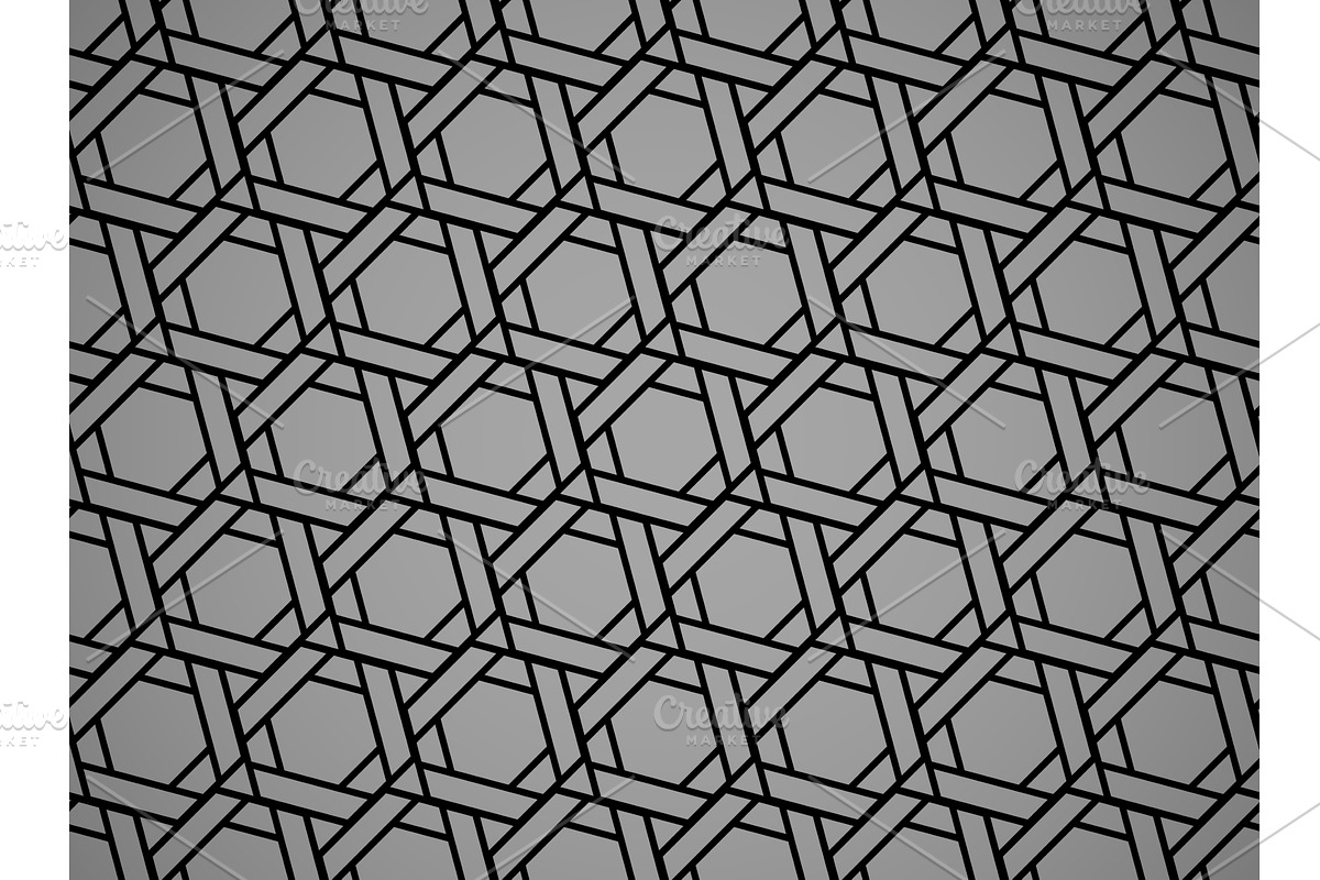The geometric pattern with lines, a Decorative Illustration by RODINA (Photo 1 of 3)