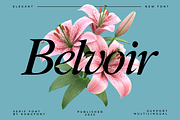 Belvoir – Elegant Serif Font, a Serif Font by overlaytemplates (Thumbnail 1 of 5)