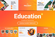 Education Creative Google Slides, a Presentation Template by Presentation Templates (Thumbnail 1 of 6)
