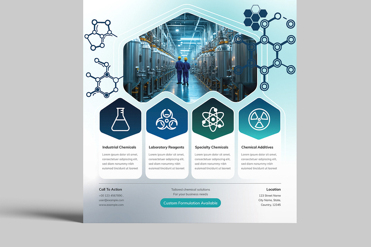 Chemical Manufacturer Flyer, a Flyer Template by MightyDesign (Photo 5 of 8)